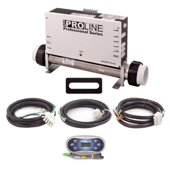 PL6209BP-F45-T60J-11: Control System, Proline, BP501G1, 120/240V, WiFi Module, 1.125/4.5Kw, 1 Pump- 2 Speed, Blower, Ozone, w/TP600 Spaside, Overlay- (Jet, Jet, Aux, Warm, Light, Cool) Cords & Integrated Ozone Module