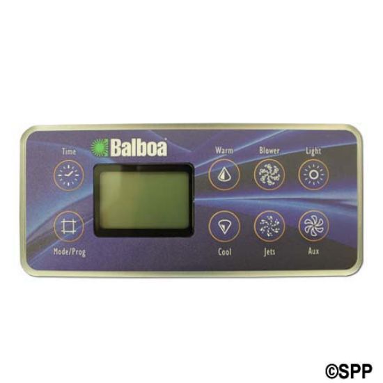 54128: Spaside Control, Balboa Serial Deluxe, Millenium, 8-Button, LCD, Jet-Aux-Blower