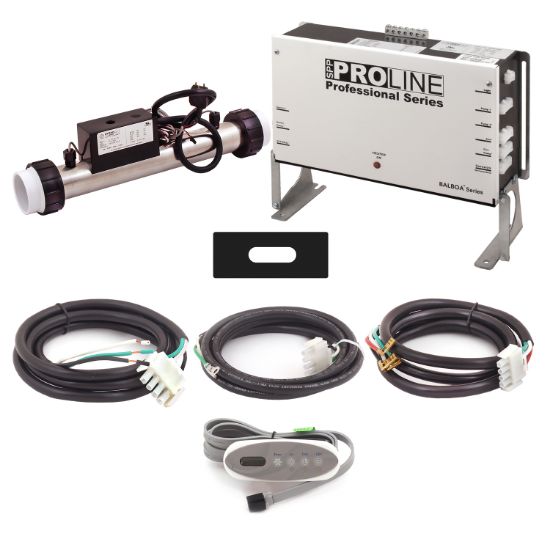 PL6209B-S40-V20C-10: Control System, Proline, VS501Z, 120/240V, 1.0/4.0Kw Slide, 1 Pump- 2 Speed, Blower, Ozone, w/VL200 Spaside, Overlay- Mini Oval (Blower, Jet, Temp, Light) Cords & Integrated Ozone Module