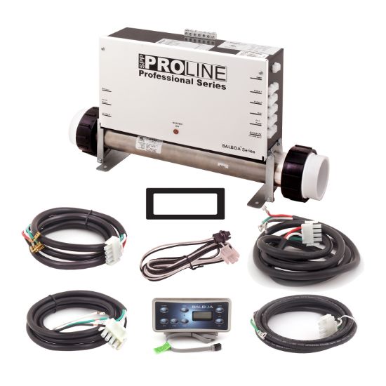 PL6239B-F55-V71G-10: Control System, Proline, VS510SZ, 120/240V, 1.375/5.5Kw, Pump 1- 2 Speed, Pump 2- 1 Speed, Blower, Ozone, w/VL701S Spaside, Overlay- (Blower, Mode, Jet, Jet, Light, Warm, Cool) Cords & Intergrated Ozone Module