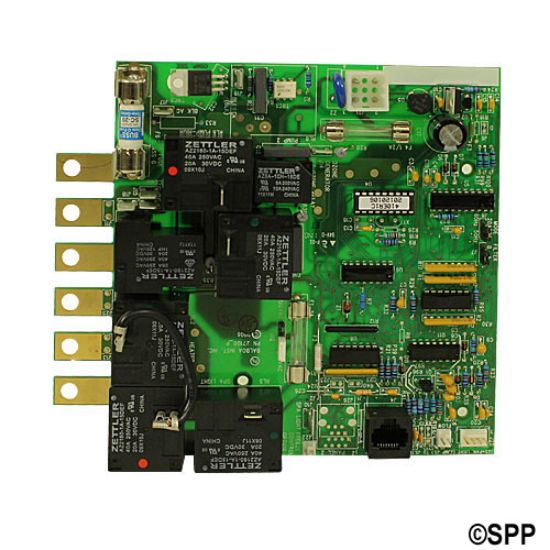 51421: Circuit Board, GPM (Balboa) 260/410E, Duplex Digital, 8 Pin Phone Cable