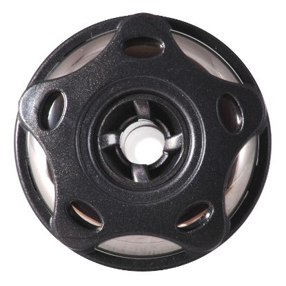 212-0129-DSGS: Jet Internal, Waterway Cluster Storm, Rifled, 2" Face, Revo, Dark Silver/Stainless