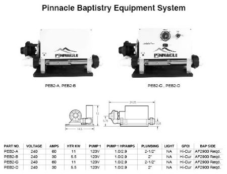 Picture for category Baptismal Equipment Systems